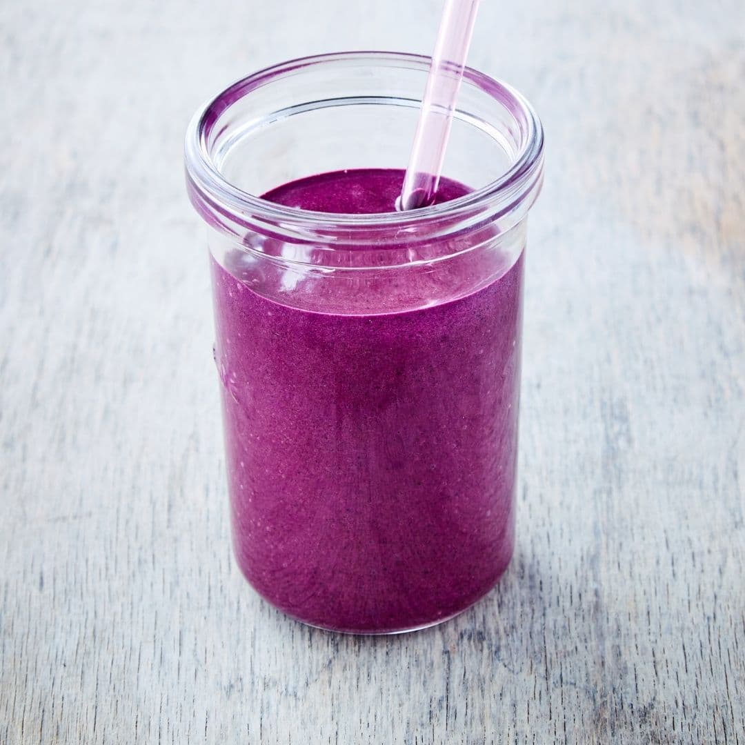Purple power-smoothie